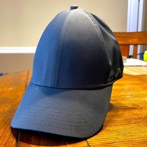 Solid Black Athletic hat